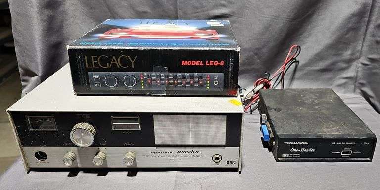 Realistic CB transceiver system, Legacy signal processor equalizer ...
