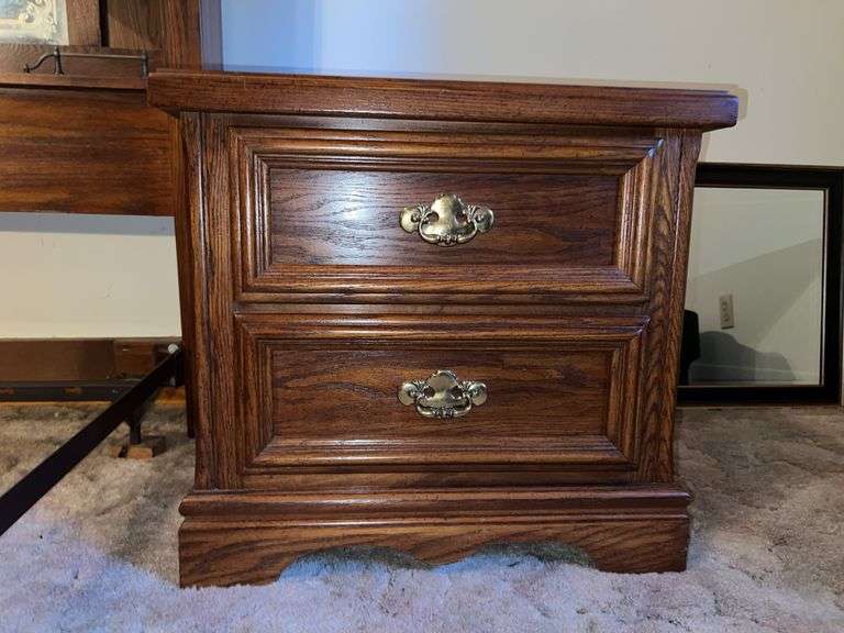 Two - Drawer Night Stand 25.75”x24”x15”
