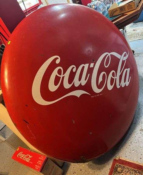 Coca-Cola enamel button 48"