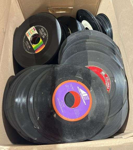 50+ 45 RPM 70s & 80s Classic Country Vinyl Records Including “Andy Kim ...