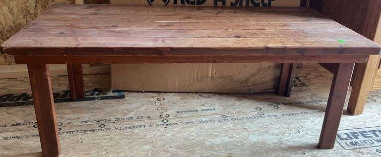 Wood Coffee Table 20x42x16"