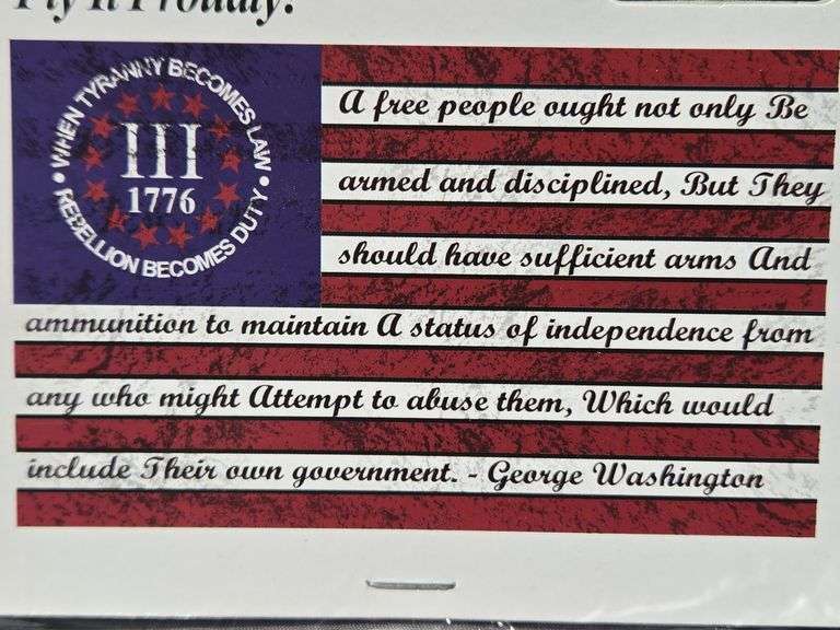 (6) American Flag of Freedom Flags 5 ft x 3 ft