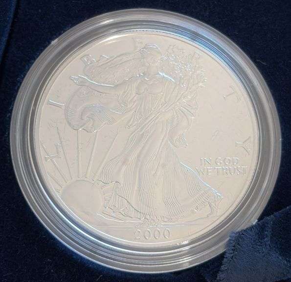 2000 Silver American Eagle 1 Troy Oz Dollar Coin