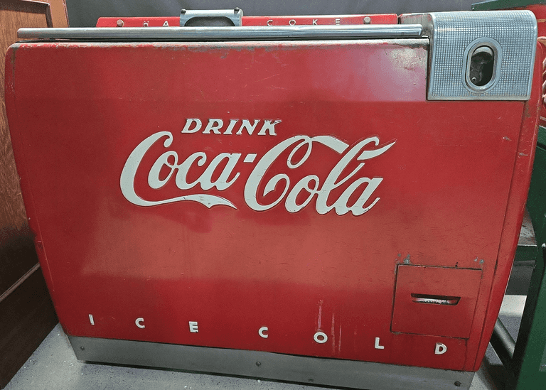 Drink Coca-Cola Cooler Chest 42"x 25"x 3' Ht (Not Tested/Unknown if it Works)