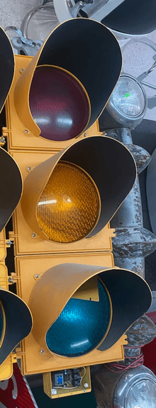 Authentic stop signal with automatic light, switching circuit board ...