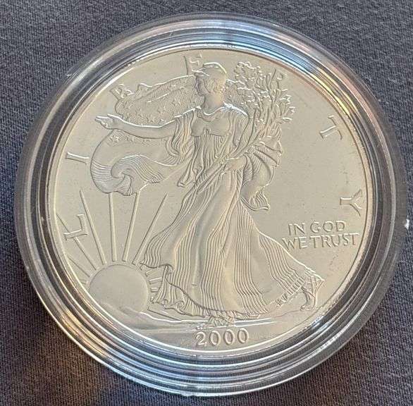 2000 Silver American Eagle 1 Troy Oz Dollar Coin