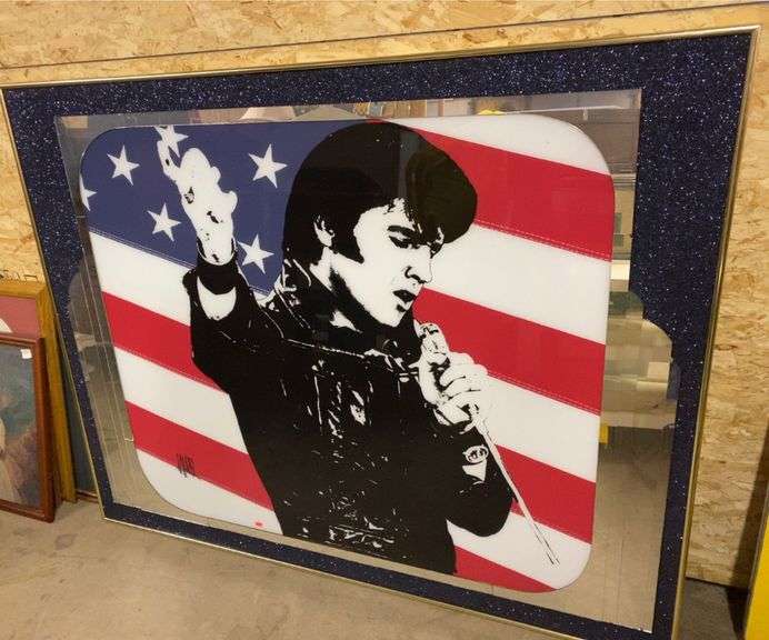 Elvis Presley Wall Hanging Mirror 60” x 48”