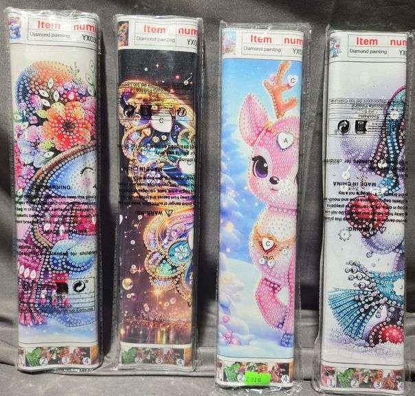 5D Diamond Art with 4 Different Winter Designs (new) 30" x 30"