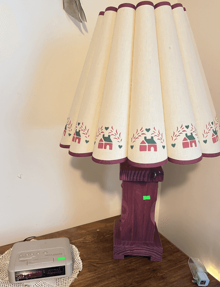 Sony Dream Machine Alarm Clock and Wood Lamp 28"