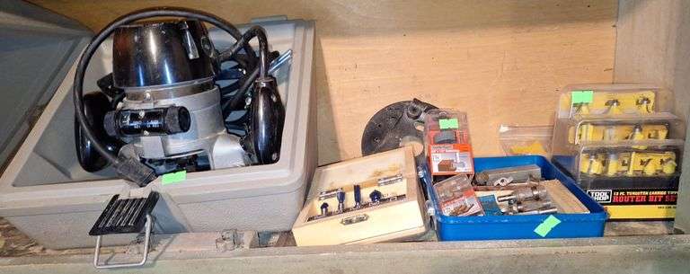 Craftsman Plunge Router and Bits - Metzger Property Services, LLC
