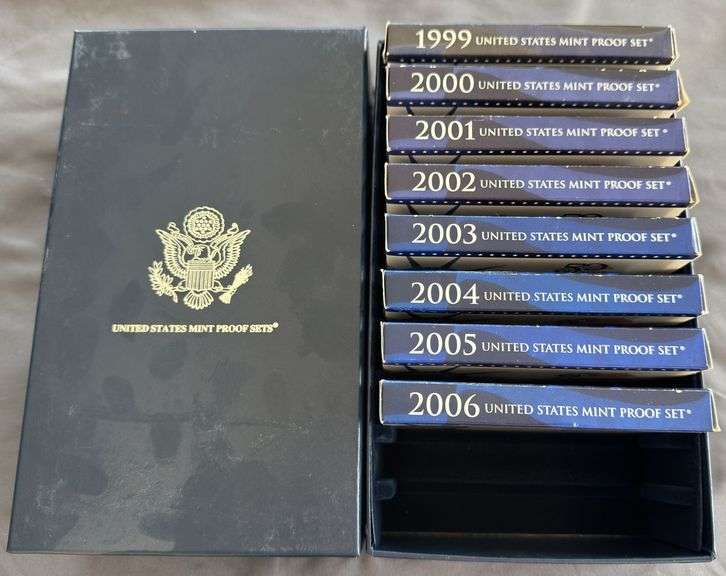 1999-2006 Mint Proof Sets (8 Sets)