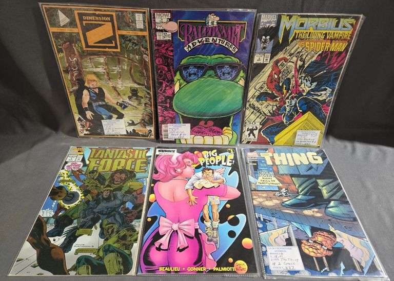 6 Comics inc. 3 Marvel, Now Comic Ralphsnart, Vent Big People, and ...