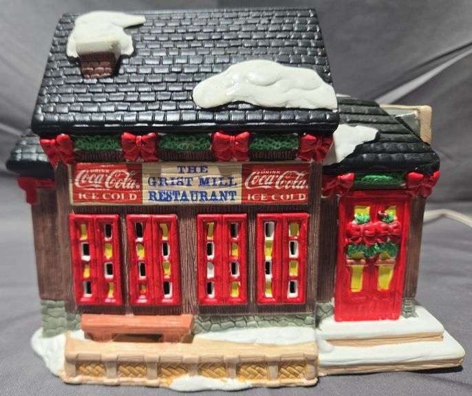 Coca-Cola Town Square Collection "The Grist Mill Restaurant" Figurine (Tested Works)