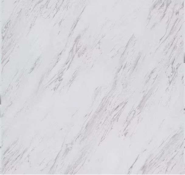 TrafficMaster
Carrara Marble 4 MIL 12 in. W x 24 in. L Peel and Stick Waterproof Vinyl Tile Flooring (20 sqft/case) approx. 50 boxes