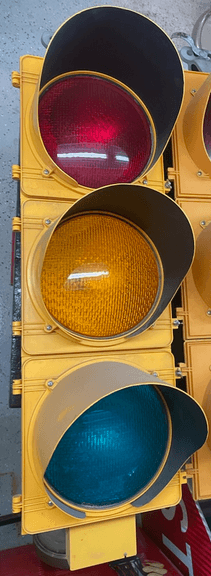 Authentic stop signal with automatic light, switching circuit board ...