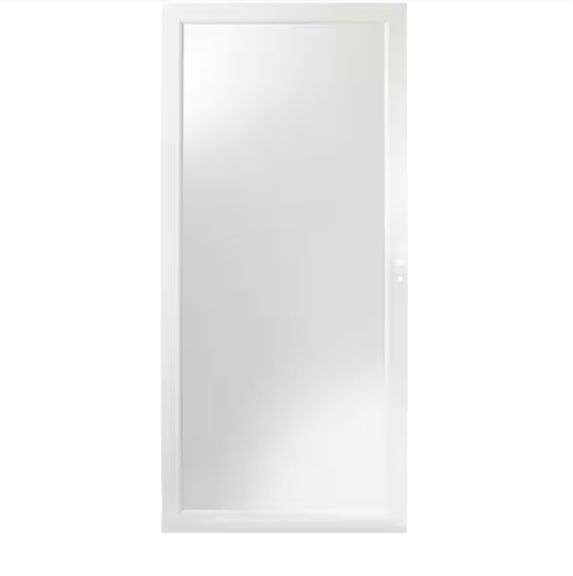 Andersen
3000 Series 32 in. x 80 in. White Right-Hand Full View Interchangeable Aluminum Storm Door