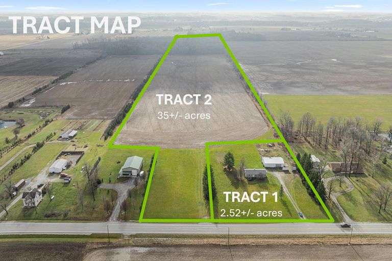 Tract 2: 35+/- Acres of Cropland & Woods Selling via Online Only Auction!