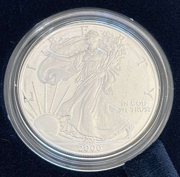 2000 Silver American Eagle 1 Troy Oz Dollar Coin