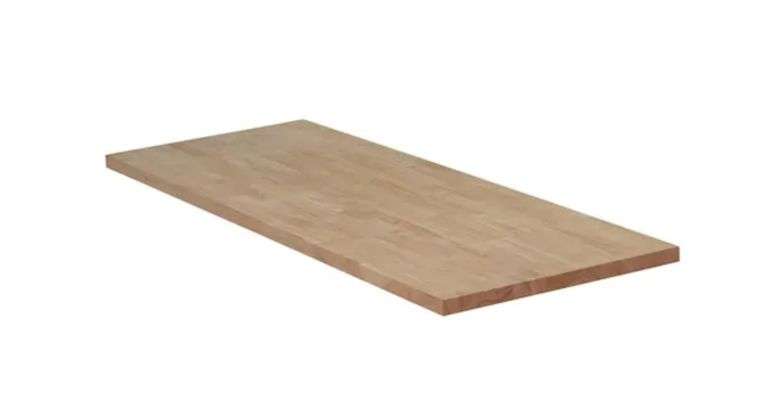 Hampton Bay
6 ft. L x 25 in. D Unfinished Hevea Solid Wood Butcher Block Countertop With Square Edge