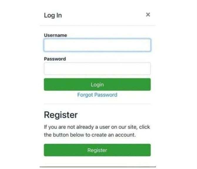 Click on Login/Register at the top of the page, enter your email and password and click the green “Login” button and enter your information. | Happy Bidding! | Please let us know if you have any questions that we can help with 260.982.0238 or info@metzgerauction.com