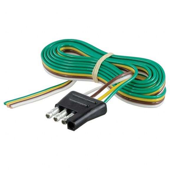 Trailer Wiring Connector 4 way Color-Coded Wires - Metzger Property ...