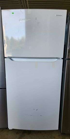 Frigidaire 30 in. 18.3 cu. ft. Top Freezer Refrigerator model # FFTR1835VWC has dings and scuffing fan is making a noise hitting the casing