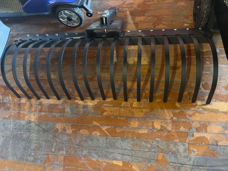 4′ Steel Landscape Rake Attachment with Hitch - Metzger Property ...