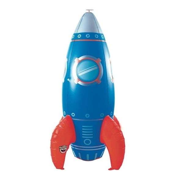 7-Ft Inflatable Rocket Sprinkler for Outdoor Play ages 3+ - Metzger ...
