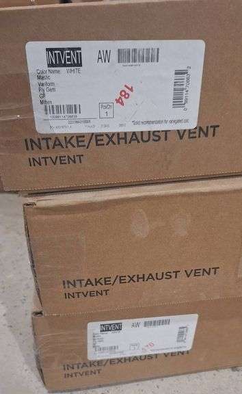 Intake Box Sign 3 Ply Gem Intake/Exhaust Vent Boxes - Metzger Property Services, LLC
