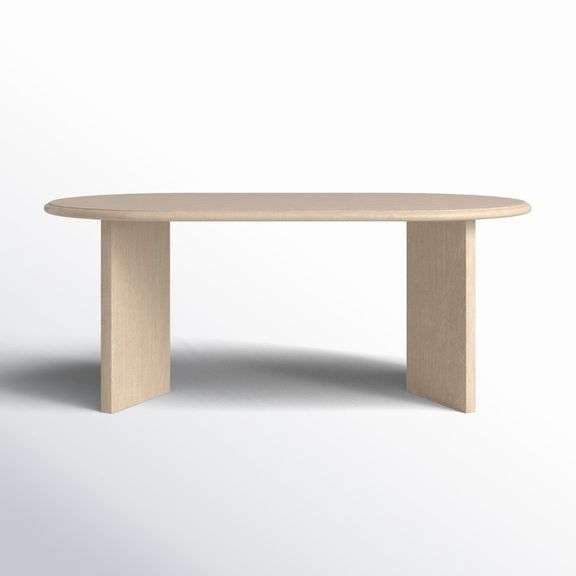 JOSS & MAIN - Brix Oval Solid Wood Base Dining Table
