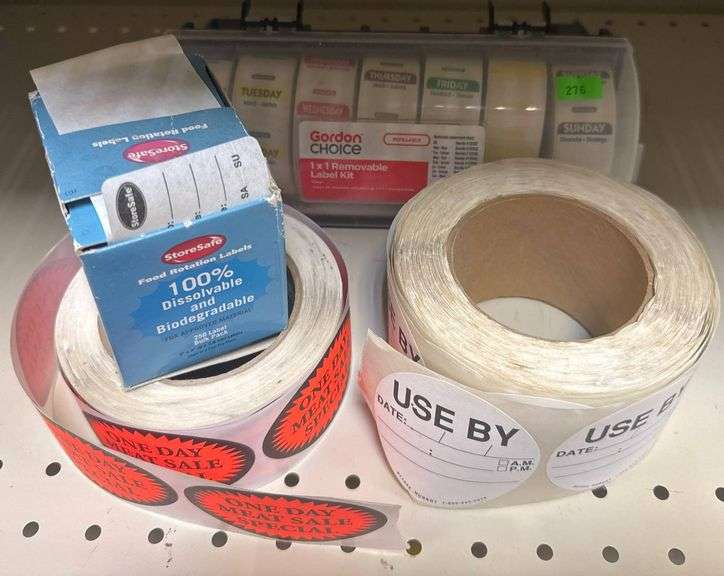 Label Rolls and Dispensers, Day Labels and Use-By Labels - Metzger ...