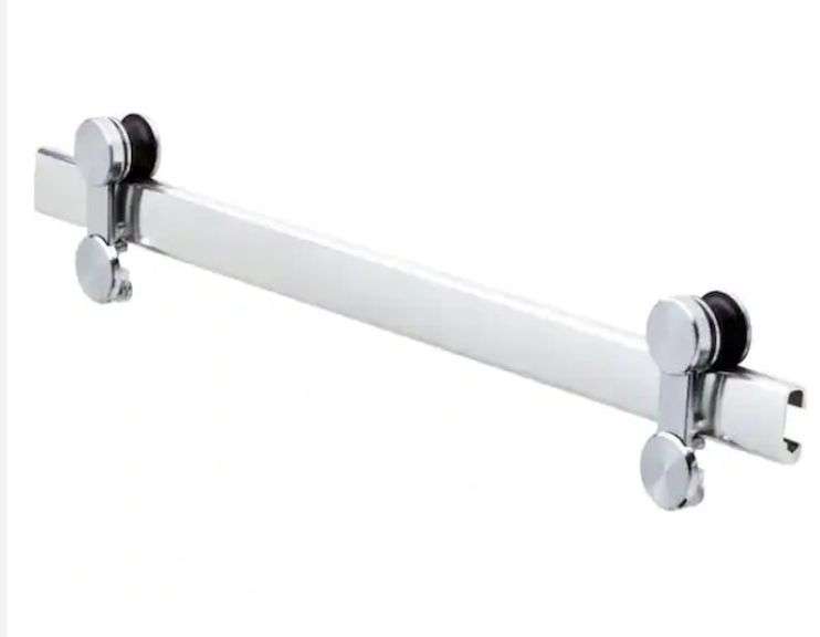 Delta 48-60 Inch Sliding Tub Door Track Assembly in Chrome Finish ...