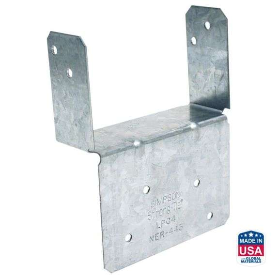 SIMPSON STRONG-TIE - LPC ZMAX Galvanized Adjustable Post Cap for 4x ...
