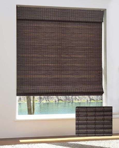 UNISHADES Cordless Bamboo Roman Shades for