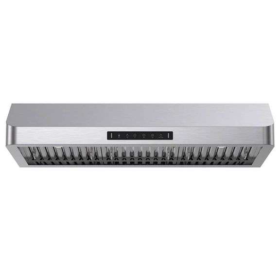VIKIO - 42 in. 900CFM Ducted Under Cabinet Range Hood with 3-Way Venting Removable LED and Gesture Control in Stainless Steel