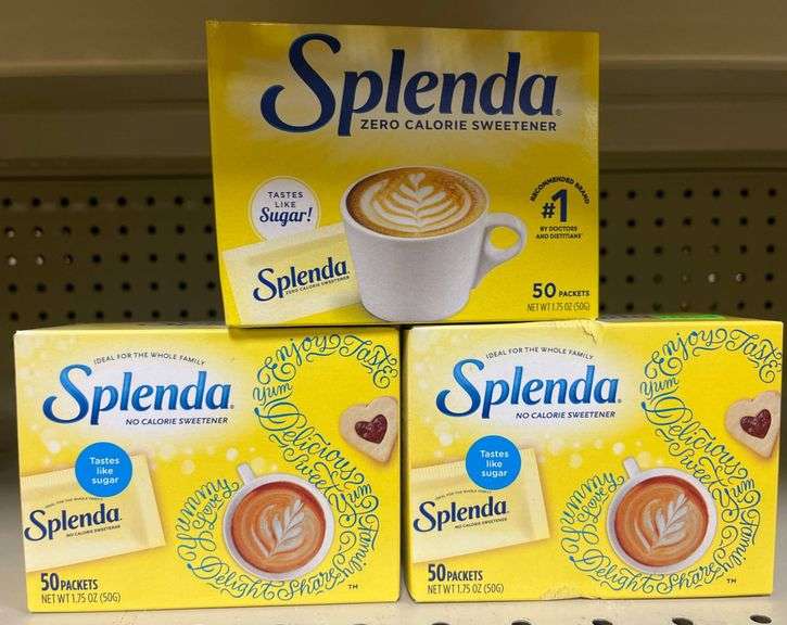 3 Splenda Zero Calorie Sweetener 50-Pack Boxes - Metzger Property ...