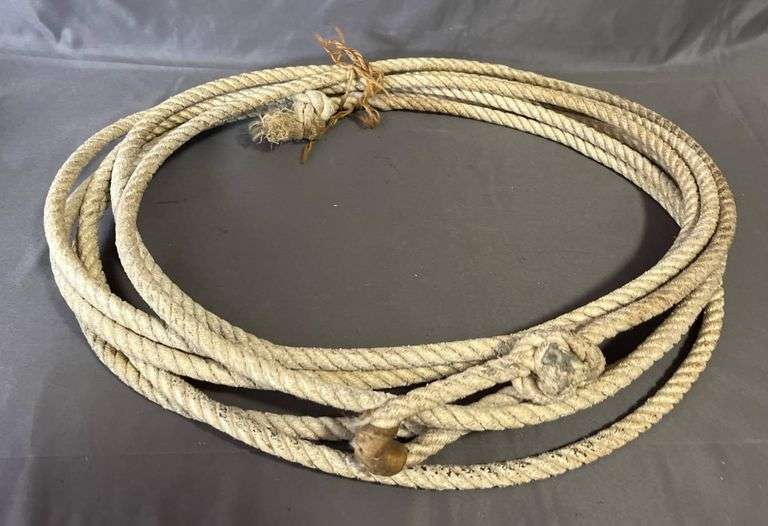 Coiled Rope Lasso with Knotted Details - Metzger Property Services, LLC