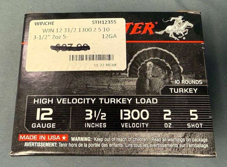 Turkey Loading Winchester Double X 12-Gauge 3.5-Inch High Velocity Turkey Load ...