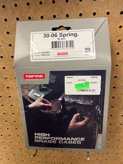 Norma High Performance .30-06 Springfield Brass Cases – 50 Cases ...