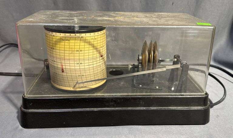 Taylor Instrument Companies Barograph with Chart Cylinder, 12x2x6 ...