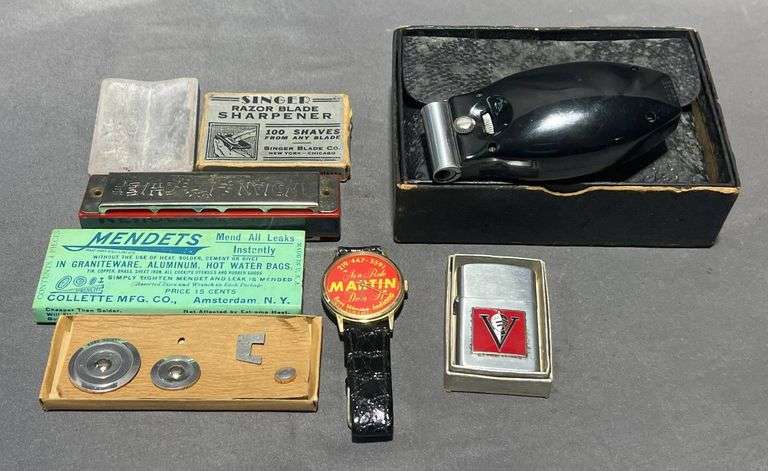 Singer Razor Singer Razor Sharpener, Magnus Indian Chief Harmonica, Martin ...