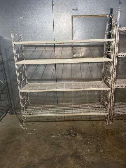 Storage Rack 60 16 Metal Storage Rack with 4 Adjustable Shelves, 60” x 18” x 63” - Metzger ...