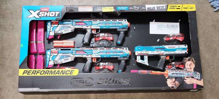 ZURU X-SHOT Pro Series Fury-X and Longshot Combo Pack with 200 Darts ...