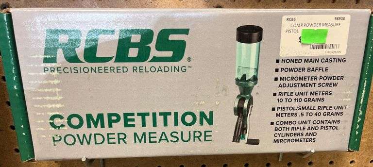 RCBS Competition Powder Measure With Micrometer Adjustment Screw ...
