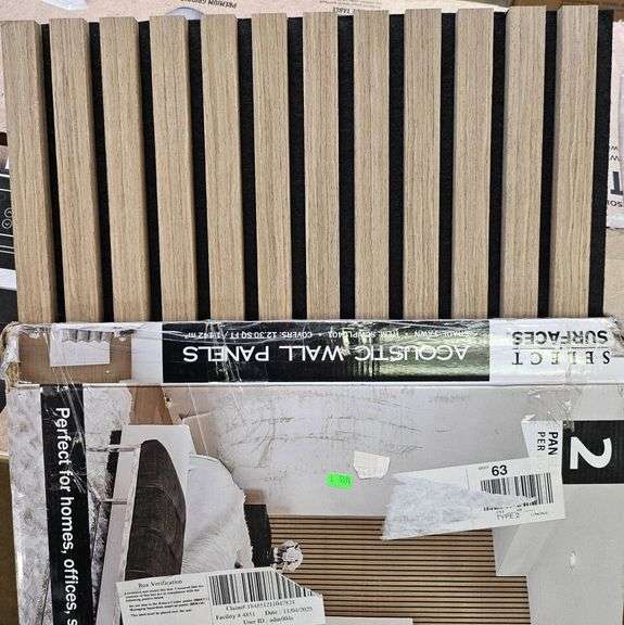 Select Surfaces Acoustic Wall Panels, Covering 12.30 Sq. Ft., Color ...