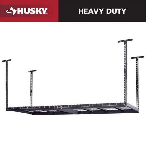 HUSKY - 97.5 in. W x 43.75 in. H x 48 in. D Adjustable Height Metal ...