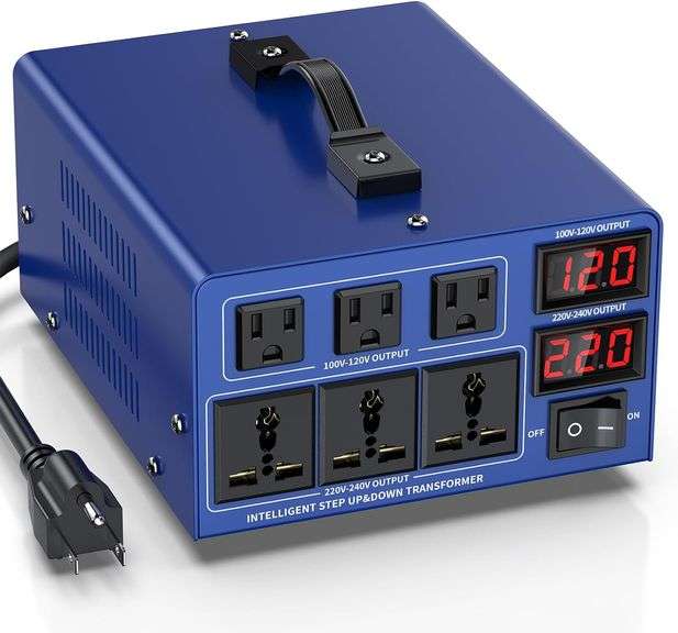 CELYYPU - 5000 watt Voltage Conversion Transformer Heavy-Duty Step-up ...