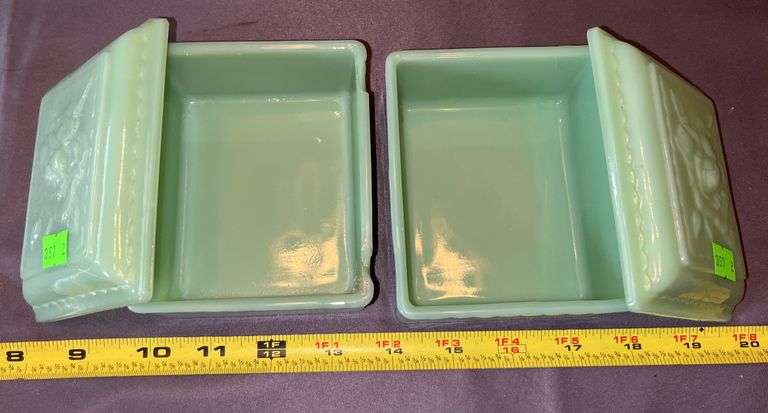 Antique Art Deco Hand Carved Jadeite Faceted Sterling Silver ... - eBay