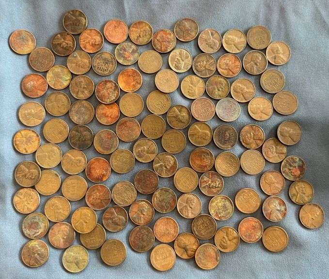 100 Wheat Pennies - Various Years