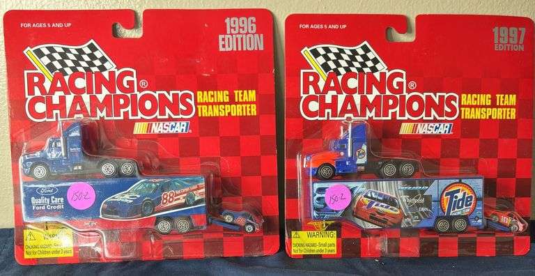 Ricky Rudd & Dale Jarrett Racing Champions Team Transporters Die Cast ...